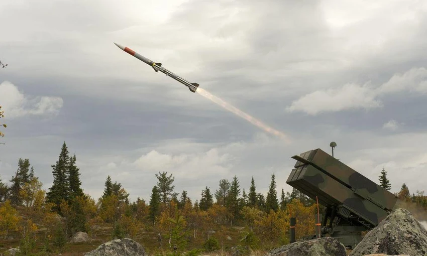 Hệ thống tên lửa phòng không NASAMS. Ảnh: KONGSBERG Hệ thống tên lửa phòng không NASAMS. Ảnh: KONGSBERG