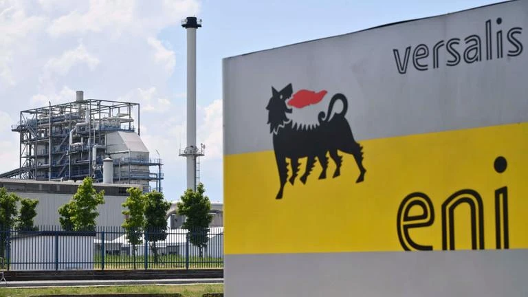 Logo của công ty năng lượng Eni. Ảnh: RT