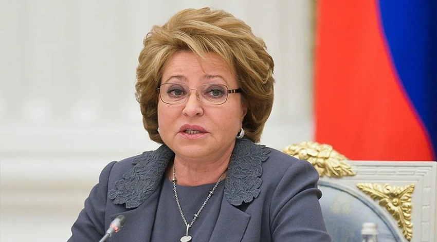Chủ tịch Hội đồng Liên bang Nga (Thượng viện Nga) Valentina Matvienko. Ảnh: RT Chủ tịch Hội đồng Liên bang Nga (Thượng viện Nga) Valentina Matvienko. Ảnh: RT