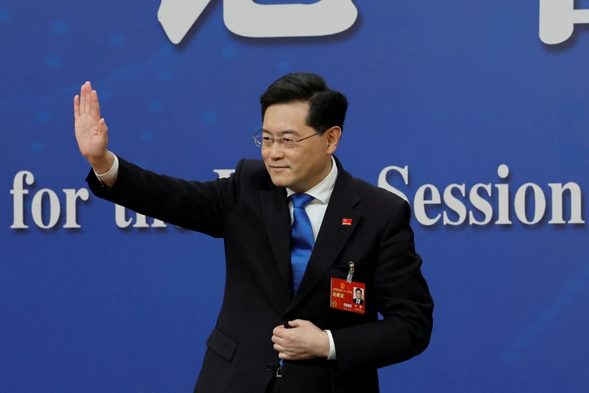 Bộ trưởng Ngoại giao Trung Quốc - ông Tần Cương. Ảnh: SOUTH CHINA MORNING POST Bộ trưởng Ngoại giao Trung Quốc - ông Tần Cương. Ảnh: SOUTH CHINA MORNING POST
