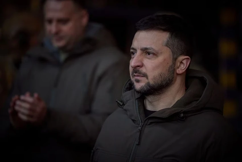 Tổng thống Ukraine - ông Volodymyr Zelensky. Ảnh: REUTERS