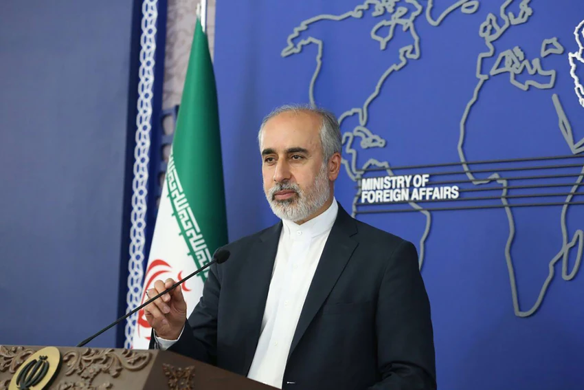 Phát ngôn viên Bộ Ngoại giao Iran - ông Nasser Kanaani. Ảnh: THE TIMES OF ISRAEL Phát ngôn viên Bộ Ngoại giao Iran - ông Nasser Kanaani. Ảnh: THE TIMES OF ISRAEL
