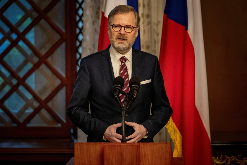 Thủ tướng Cộng hoà Czech - ông Petr Fiala. Ảnh: REUTERS Thủ tướng Cộng hoà Czech - ông Petr Fiala. Ảnh: REUTERS