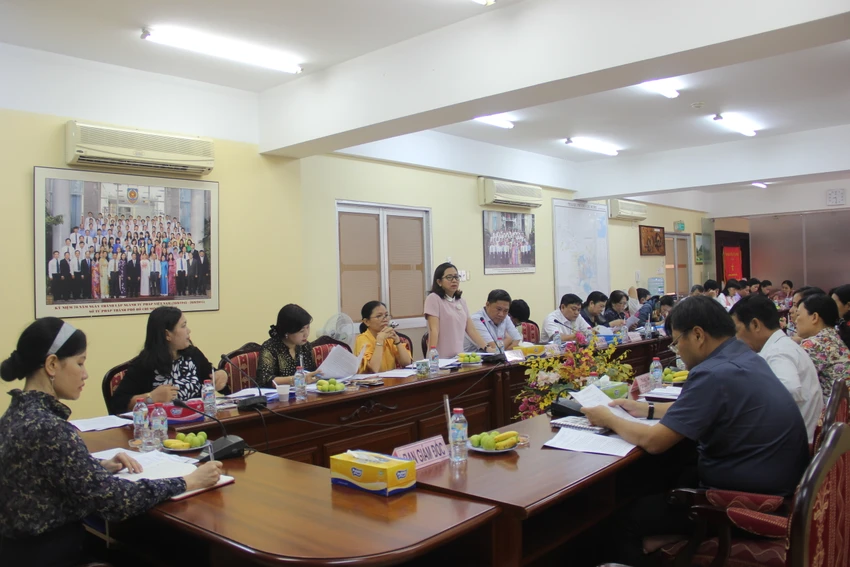 hội nghị giao ban tư pháp 24 quận-huyện