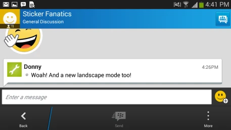 BBM cập nhật cho iOS, Android và BlackBerry 10 ảnh 4 BBM cập nhật cho iOS, Android và BlackBerry 10 ảnh 4