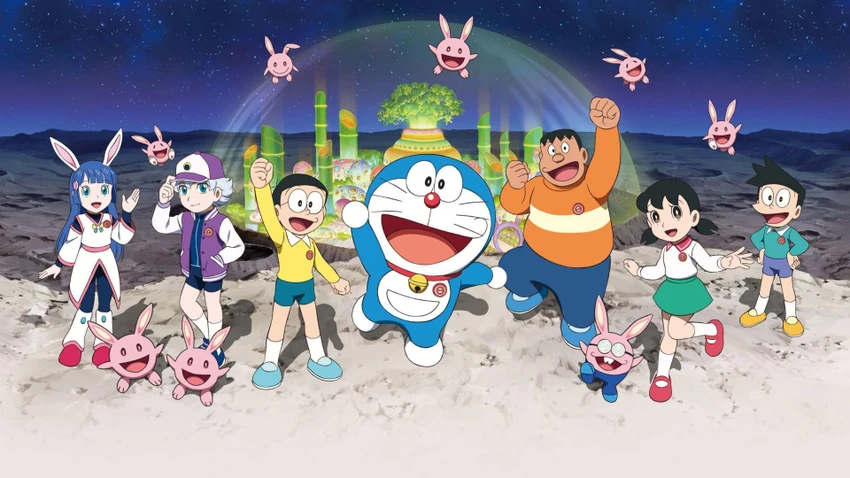 Phân cảnh trong 'Phim Doraemon: Nobita và mặt trăng phiêu lưu ký' Phân cảnh trong 'Phim Doraemon: Nobita và mặt trăng phiêu lưu ký'