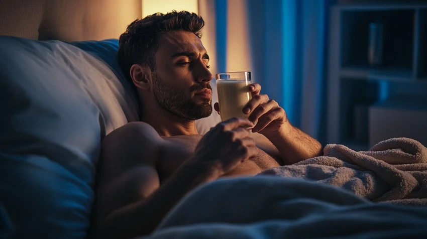 Điều gì xảy ra khi bạn uống sữa lắc protein trước khi ngủ?