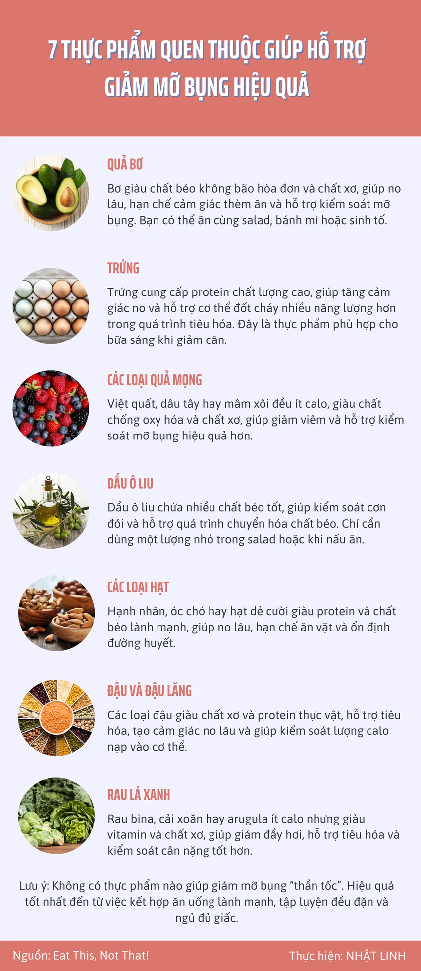 7 thực phẩm quen thuộc gi&uacute;p hỗ trợ giảm mỡ bụng hiệu quả