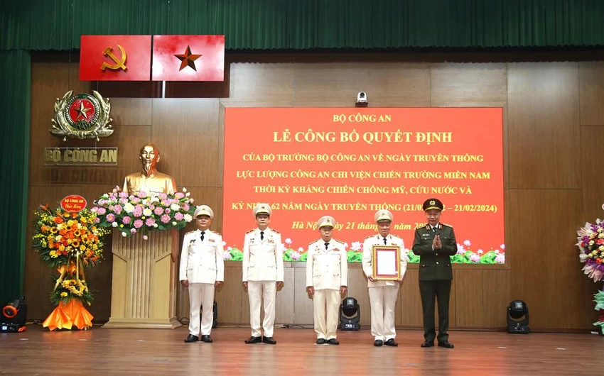 Ngày 21-2 hàng năm là Ngày truyền thống lực lượng Công an chi viện chiến trường miền Nam