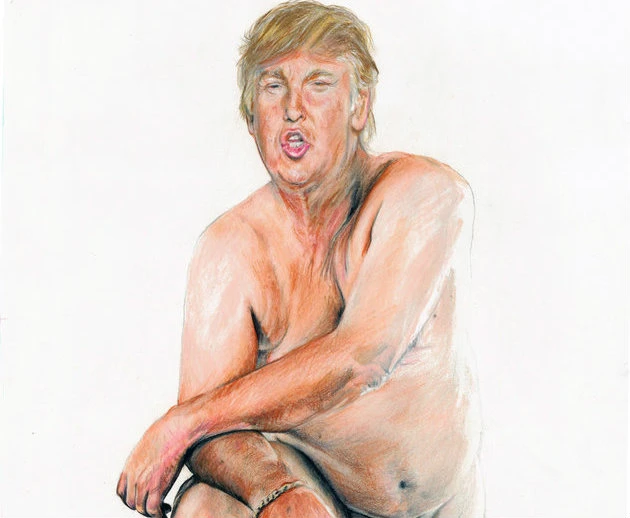 Trưng bày bức tranh Donald Trump khỏa thân trị giá 1,4 triệu USD ảnh 1 Trưng bày bức tranh Donald Trump khỏa thân trị giá 1,4 triệu USD ảnh 1