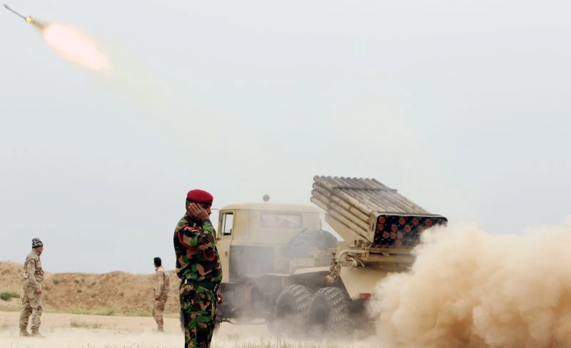 binh sĩ Iraq tấn công IS