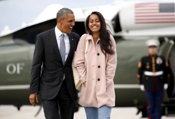 obama và con gái