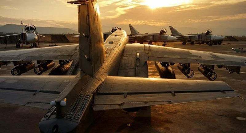 Các máy bay Nga tại căn cứ Hmeymim ở Syria