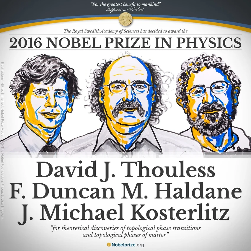 Bộ ba người Anh đoạt giải Nobel vật lý 2016 ảnh 1 nobel vật lý 2016