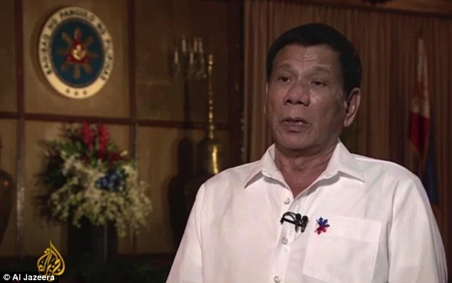 Tổng thống Philippines Rodrigo Duterte