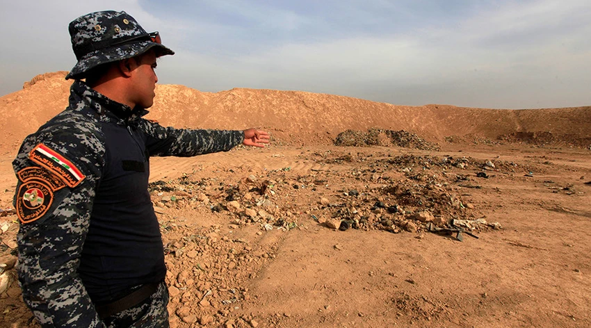 ngôi mộ tập thể Iraq
