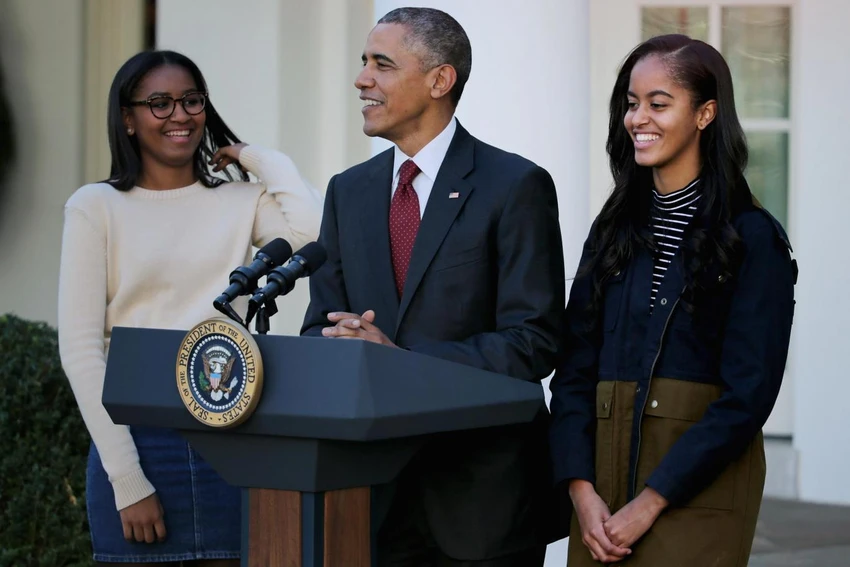 Tổng thống Obama và hai cô con gái