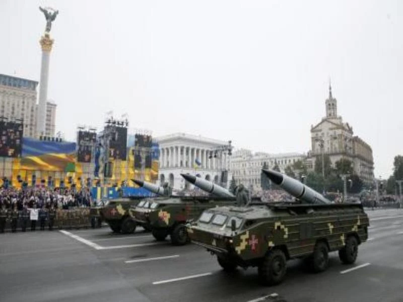 Hệ thống phóng tên lửa di động OTR-21 Tochka-U của Ukraine.