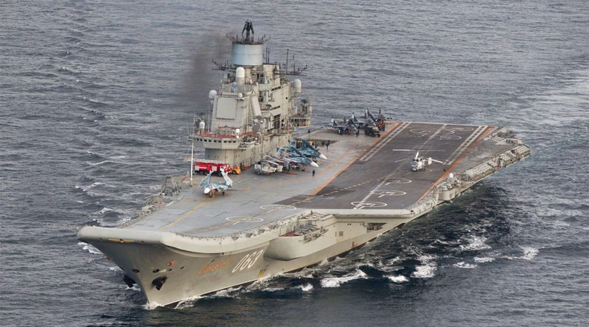 Tàu sân bay Đô đốc Kuznetsov của Nga