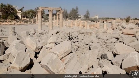 thành cổ Palmyra, Syria.