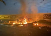 Mỹ nã 4 tên lửa vào đoàn xe, tướng Iran Soleimani chết thảm