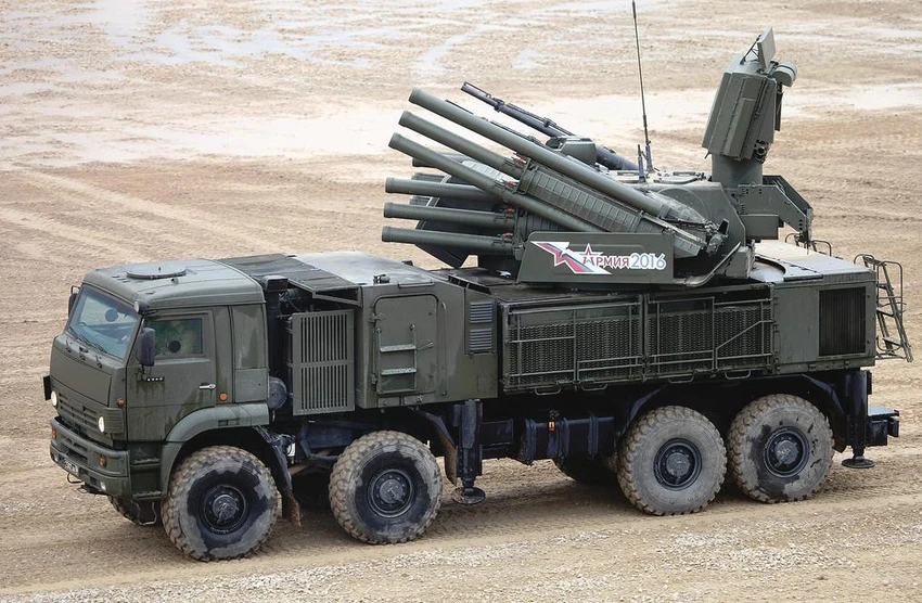 Hệ thống phòng không Pantsir S1 của Nga. Ảnh: Wikimedia Commons Hệ thống phòng không Pantsir S1 của Nga. Ảnh: Wikimedia Commons