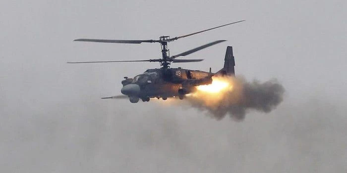 Trực thăng Ka-52 phóng tên lửa trong cuộc tập trận Zapad 2017 ở Belarus tháng 9-2017. Ảnh: REUTERS Trực thăng Ka-52 phóng tên lửa trong cuộc tập trận Zapad 2017 ở Belarus tháng 9-2017. Ảnh: REUTERS