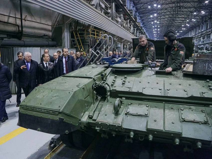 UralVagonZavod là nhà máy sản xuất xe tăng chính của Nga. Ảnh: SPUTNIK/AFP/Getty Images