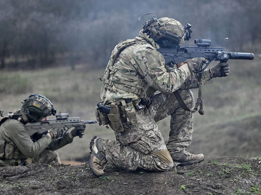 Lực lượng đặc nhiệm Ukraine. Ảnh: GENYA SAVILOV/AFP/Getty Images Lực lượng đặc nhiệm Ukraine. Ảnh: GENYA SAVILOV/AFP/Getty Images