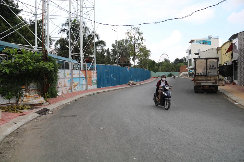 Dự án xây dựng đường vành đai Đầm Sen có mức đầu tư 161 tỉ đồng.