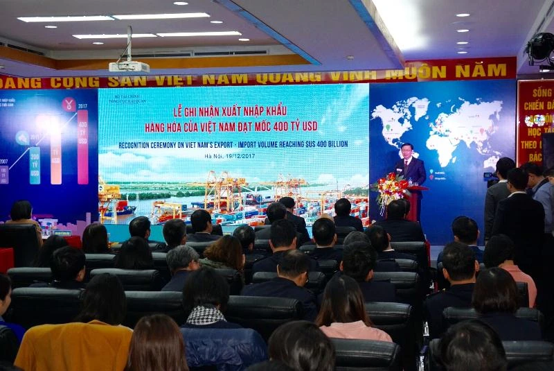 Năm 2017: Kim ngạch xuất nhập khẩu đạt hơn 400 tỉ USD ảnh 1 Năm 2017: Kim ngạch xuất nhập khẩu đạt hơn 400 tỉ USD ảnh 1