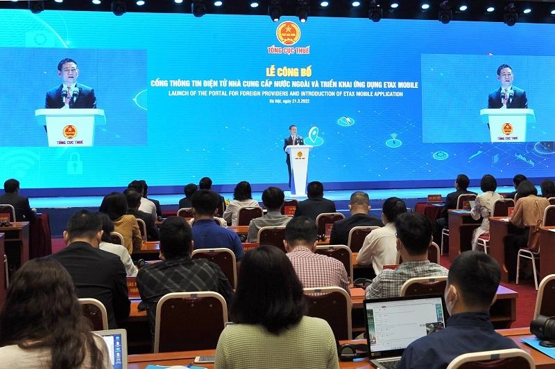 Cổng thông tin dành riêng cho NCCNN được Bộ Tài chính và Tổng cục Thuế triển khai từ tháng 3-2022, tạo điều kiện để NCCNN đăng ký, kê khai và nộp thuế. Ảnh: TCT
