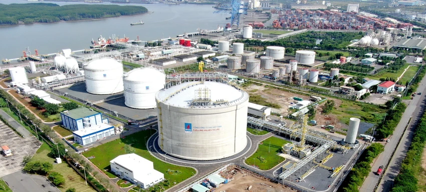 Kho cảng LNG Thị Vải. Ảnh: HC Kho cảng LNG Thị Vải. Ảnh: HC
