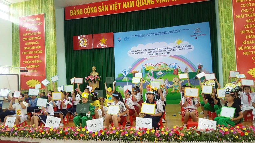 Giao lưu kỹ năng an toàn giao thông học đường ảnh 2 Giao lưu kỹ năng an toàn giao thông học đường ảnh 2