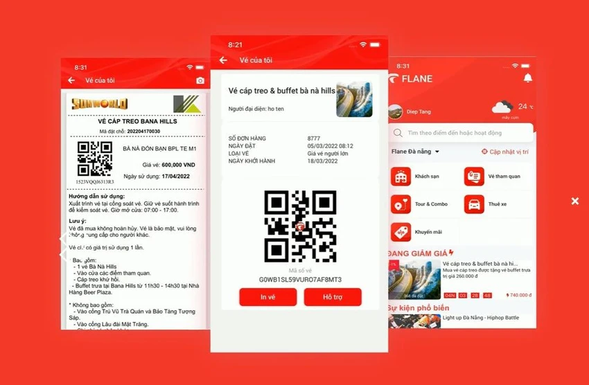 Hệ thống đặt và giữ vé của Flane Hệ thống đặt và giữ vé của Flane