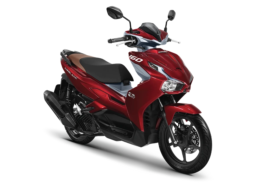 Air Blade 160cc màu đỏ xám trẻ trung Air Blade 160cc màu đỏ xám trẻ trung