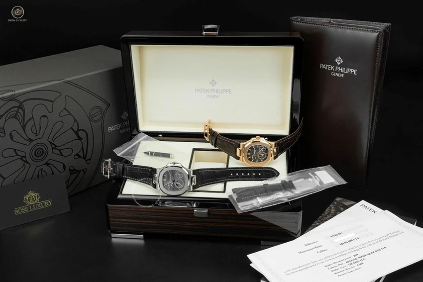 Bộ đôi siêu phẩm Nautilus 5712R và Nautilus 5712G đến từ thương hiệu đồng hồ Patek Philippe Bộ đôi siêu phẩm Nautilus 5712R và Nautilus 5712G đến từ thương hiệu đồng hồ Patek Philippe