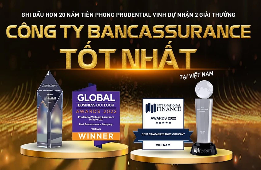 Giải thưởng vừa được trao cho Prudential Việt Nam Giải thưởng vừa được trao cho Prudential Việt Nam