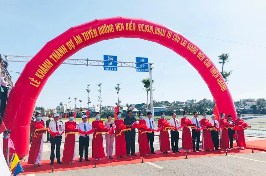 Tỉnh Bình Định khánh thành đường ven biển