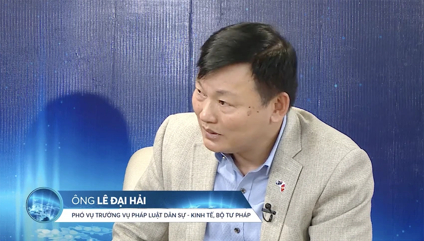 Ông Lê Đại Hải, Phó vụ trưởng Vụ Pháp luật Dân sự - Kinh tế (Bộ Tư pháp) Ông Lê Đại Hải, Phó vụ trưởng Vụ Pháp luật Dân sự - Kinh tế (Bộ Tư pháp)
