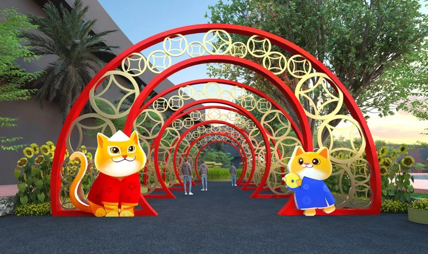 Tiểu cảnh Đại phú quý. Tiểu cảnh Đại phú quý.