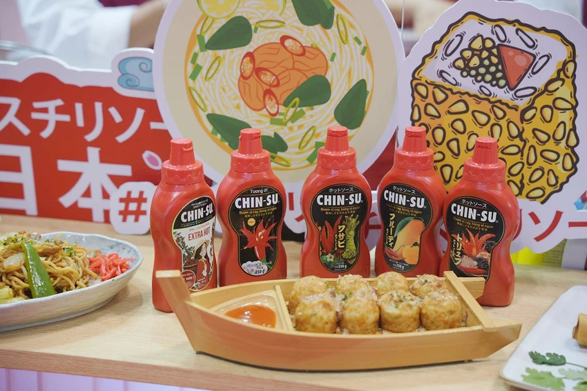 Bộ sưu tập 5 hương vị sáng tạo của tương ớt Chin-su. Bộ sưu tập 5 hương vị sáng tạo của tương ớt Chin-su.