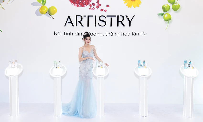 Á hậu 2 Miss World Việt Nam 2022 Nguyễn Phương Nhi sẽ lan tỏa thông điệp về vẻ đẹp khỏe mạnh thông qua việc sử dụng các mỹ phẩm sạch, thuần chay, hiệu quả cao từ Artistry. Á hậu 2 Miss World Việt Nam 2022 Nguyễn Phương Nhi sẽ lan tỏa thông điệp về vẻ đẹp khỏe mạnh thông qua việc sử dụng các mỹ phẩm sạch, thuần chay, hiệu quả cao từ Artistry.