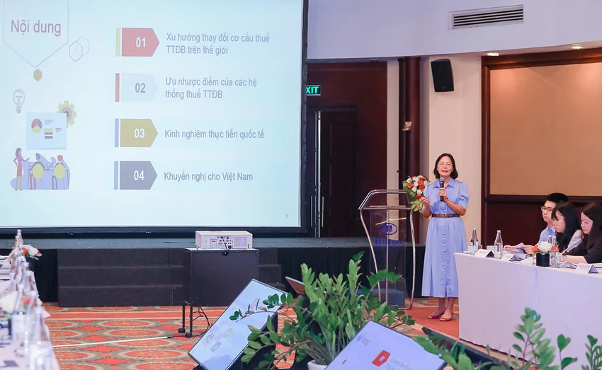 Lãnh đạo PwC Việt Nam khuyến nghị chính sách thuế TTĐB nên tăng từ từ với mức tăng cao hơn tỉ lệ lạm phát. Lãnh đạo PwC Việt Nam khuyến nghị chính sách thuế TTĐB nên tăng từ từ với mức tăng cao hơn tỉ lệ lạm phát.