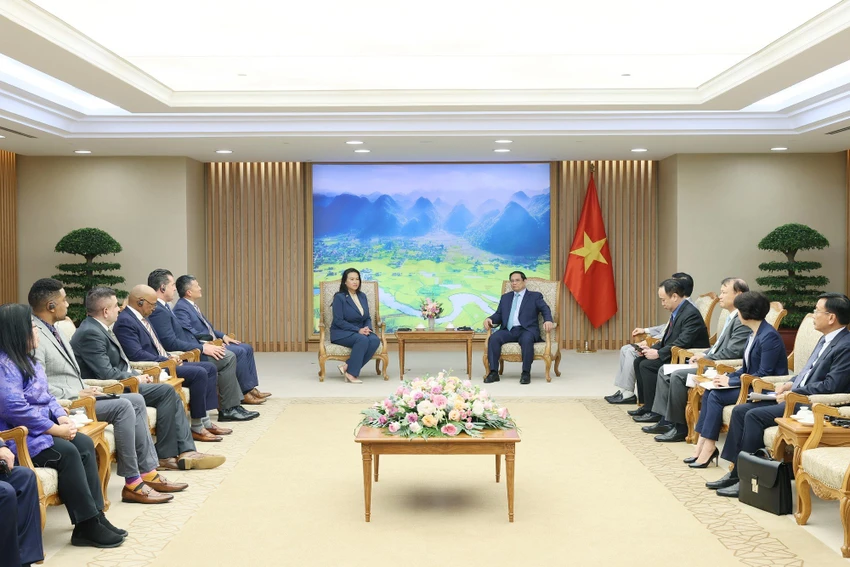 Thị trưởng thành phố Oakland Sheng Thao khẳng định Oakland sẽ thúc đẩy để tăng cường hơn nữa quan hệ hữu nghị và hợp tác hiệu quả, thực chất với Việt Nam. Ảnh: Nhật Bắc