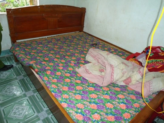 Hiện trường nơi cháu Tr. bị Tình khống chế thực hiện hành vi hiếp dâm nhiều lần.