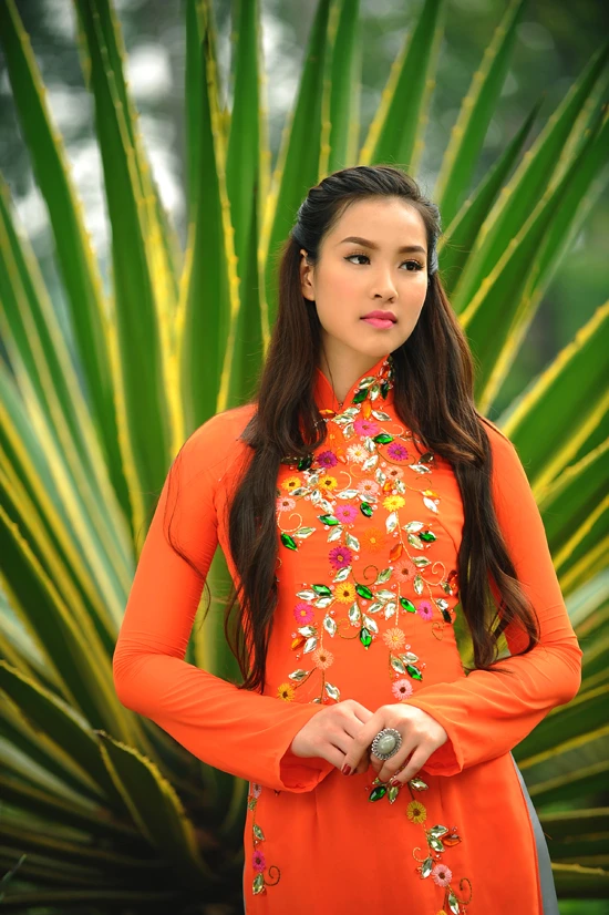 Vương Thu Phương đẹp mặn mà với áo dài ảnh 6