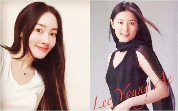 Cô có gương mặt hao hao Lee Young Ae.