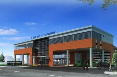 Phối cảnh bến xe An Sương trong tương lai.