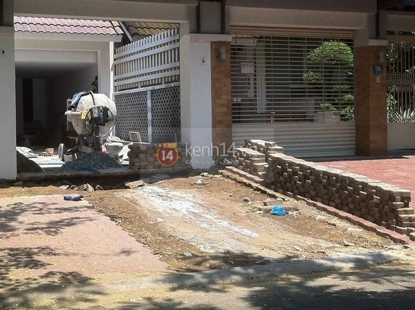 Cận cảnh ngôi biệt thự đang xây dựng của Công Vinh - Thủy Tiên. Nhập mô tả cho ảnh